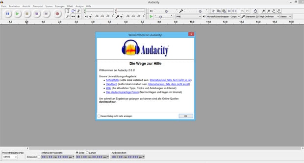 Audacity Software