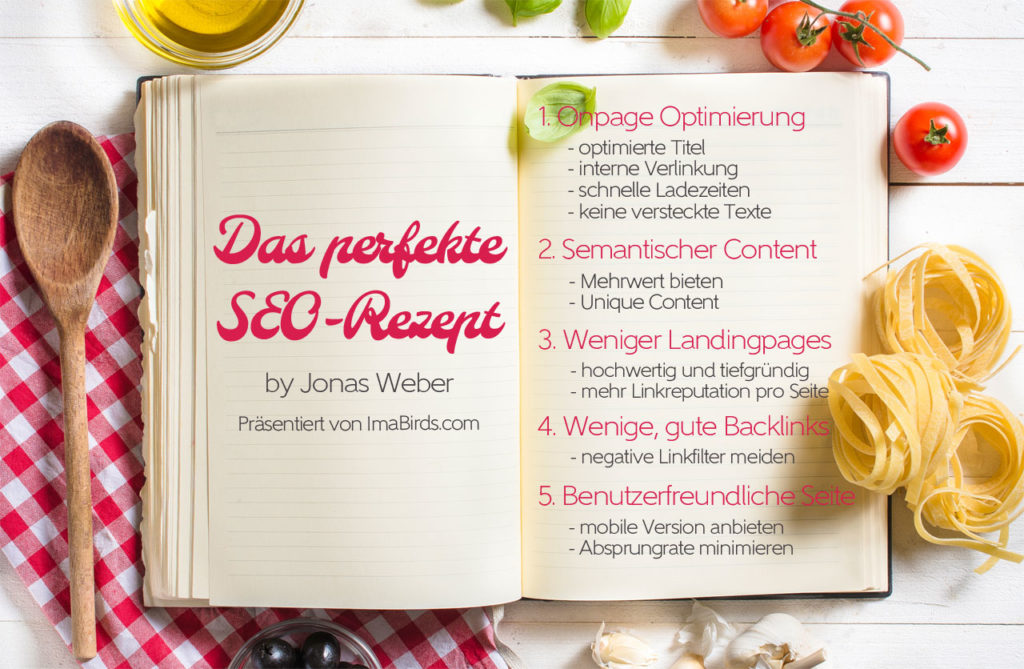 SEO heute - Das perfekte Rezept