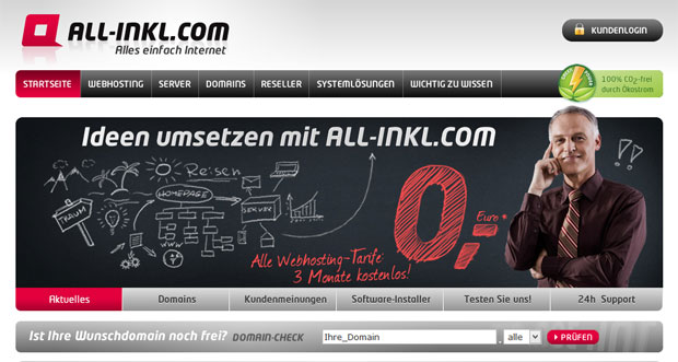 All-Inkl - Webhosting meiner Wahl