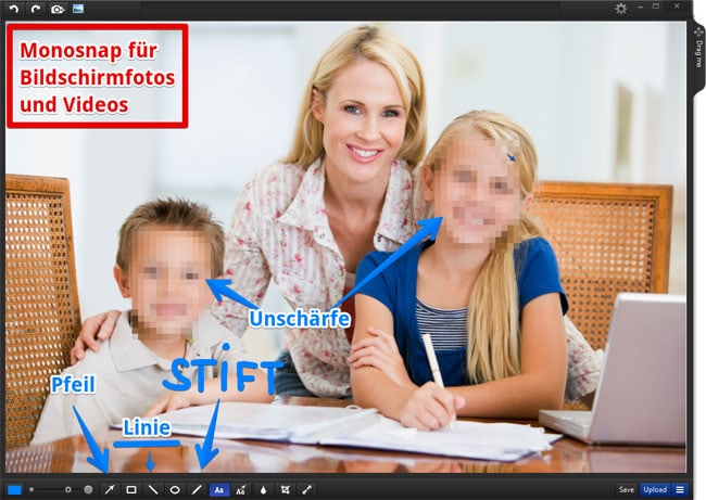 Bildschirm aufnehmen mit Monosnap-2 Bildschirmfotos bearbeiten mit Monosnap
