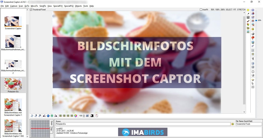Bildschirmfotos mit Screenshot-Captor -Titelbild Bildschirmfotos machen mit dem Screenshot-Captor