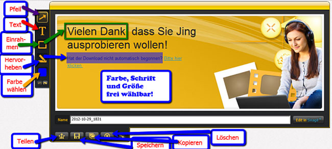 jing-Screenshot-Tool4 Jing-Screenshot-Tool Bearbeiten der Bilder