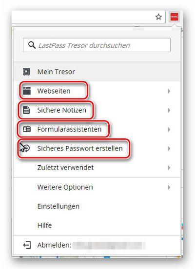 LastPass für sichere Passwörter und Notizen LastPass für sichere Passwörter, Notizen, Software-Lizenzen und mehr