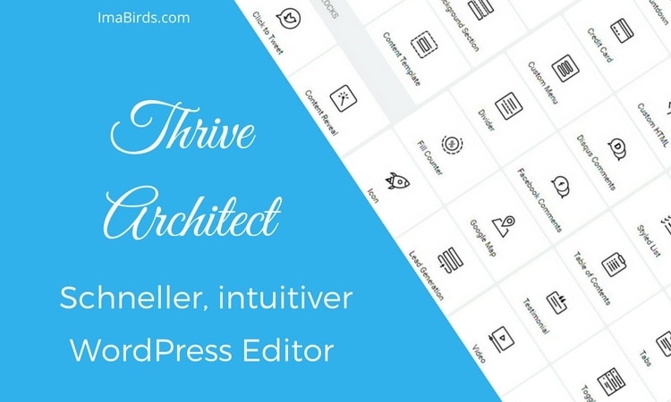 Thrive Architect Plugin von Thrive Themes