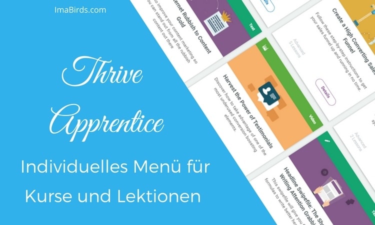 Thrive Apprentice Plugin von Thrive Themes zum Erstellen von Online-Kursen