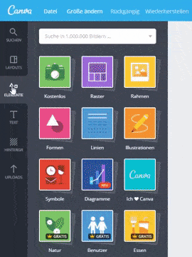 Canva Hack - Kostenlose Bilder-Suche