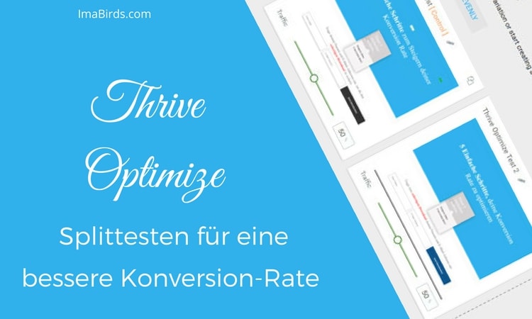 Thrive Optimize Plugin zum Splittesten für eine bessere Konversion-Rate