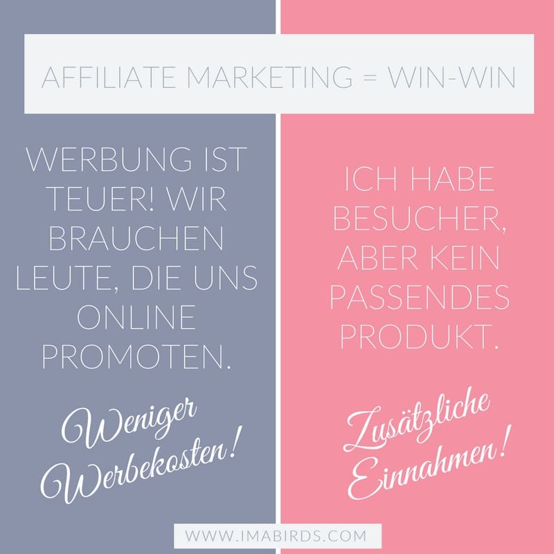 Affiliate Marketing WIN-WIN Affiliate Marketing WIN-WIN-Situation für Vendor und Affiliate