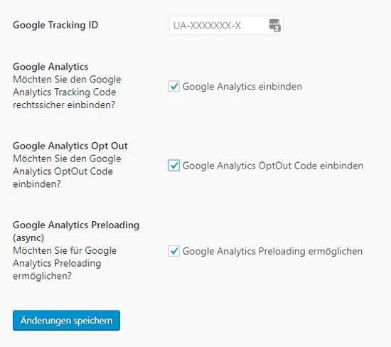 Google-Analytics anonymisieren mit dem Rechtstexte-Plugin von eRecht24