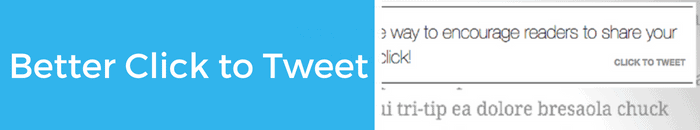 Better Click To Tweet Plugin