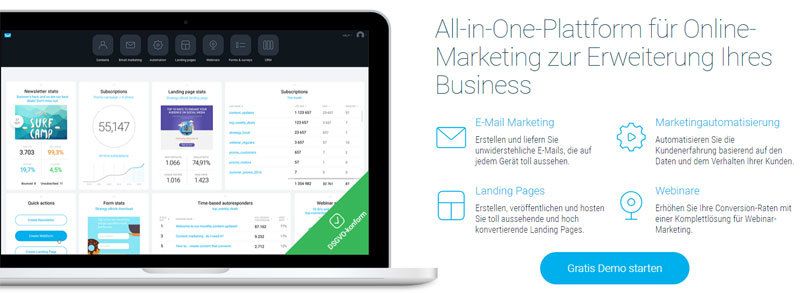 Newsletter-Tool GetResponse, die Online Marketing Komplettlösung