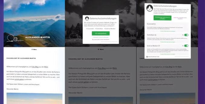 DSGVO & ePrivacy Cookie Opt-In Lösung