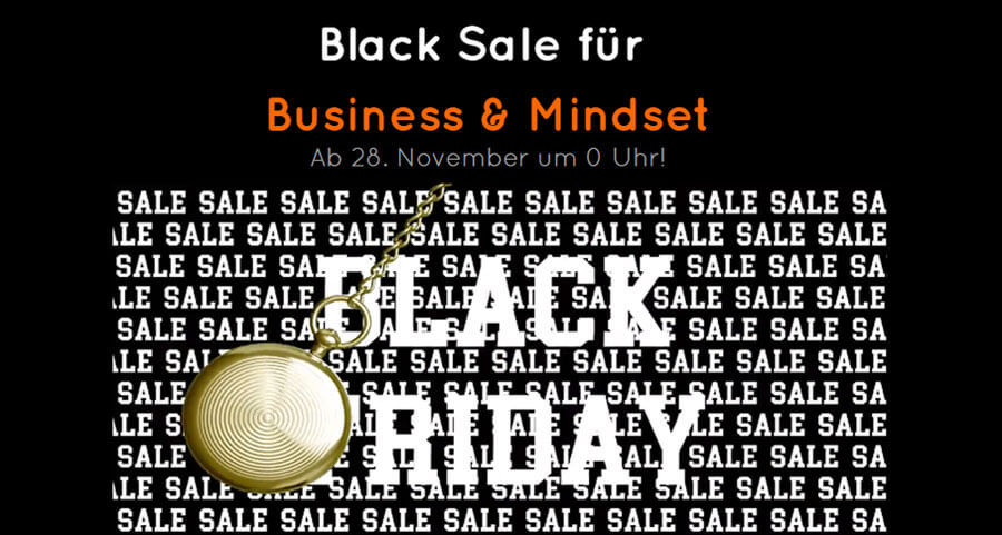 5 IDEEN Black-Sale Black Friday Sale bei 5 Ideen von Dave Brych