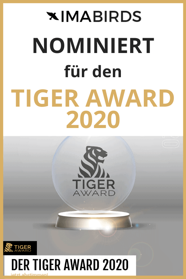 ImaBirds nominiert für den Tiger Award 2020