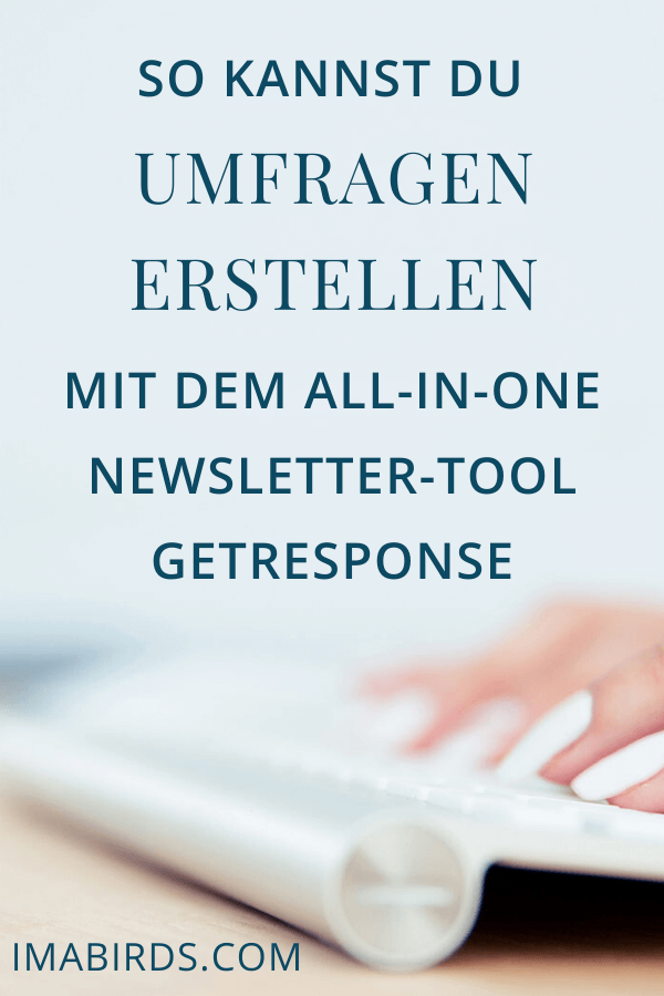 Umfrage erstellen mit GetResponse